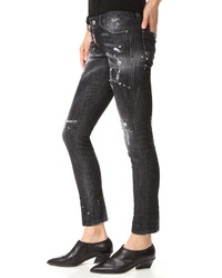 Женские черные джинсы от Dsquared2