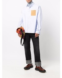 Мужские черные джинсы от Loewe