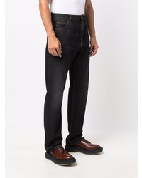 Мужские черные джинсы от Loewe