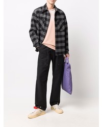 Мужские черные джинсы от Palm Angels