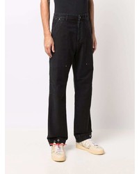 Мужские черные джинсы от Palm Angels