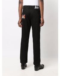 Мужские черные джинсы от Pleasures