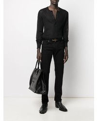 Мужские черные джинсы от Versace