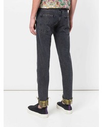 Мужские черные джинсы от Paura