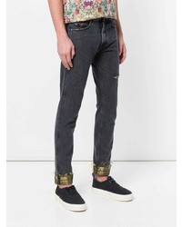 Мужские черные джинсы от Paura