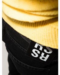 Мужские черные джинсы от Raf Simons