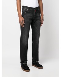 Мужские черные джинсы от Kiton