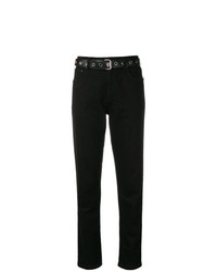 Женские черные джинсы от Moschino