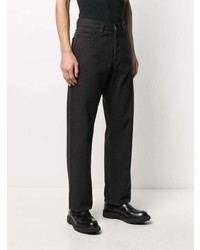 Мужские черные джинсы от YMC