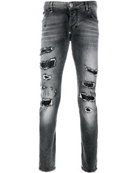 Мужские черные джинсы от Philipp Plein