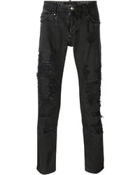 Мужские черные джинсы от Philipp Plein