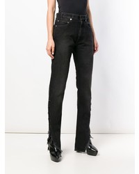 Женские черные джинсы от Olivier Theyskens