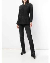 Женские черные джинсы от Olivier Theyskens