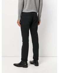 Мужские черные джинсы от Pierre Balmain