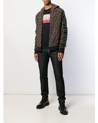 Мужские черные джинсы от Fendi