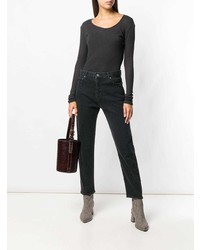 Женские черные джинсы от JULIEN DAVID