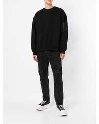 Мужские черные джинсы от Juun.J