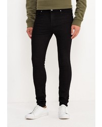 Мужские черные джинсы от Topman