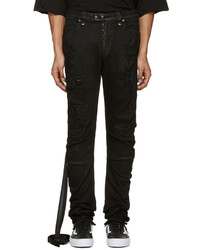 Мужские черные джинсы от Unravel