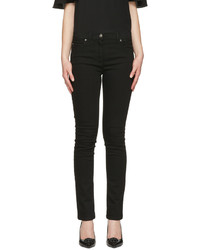 Женские черные джинсы от Versace