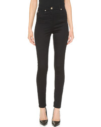 Женские черные джинсы от Versace
