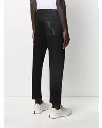 Мужские черные джинсы от Valentino