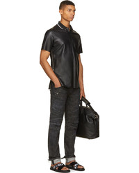 Мужские черные джинсы от Balmain