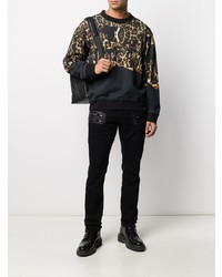 Мужские черные джинсы от Just Cavalli