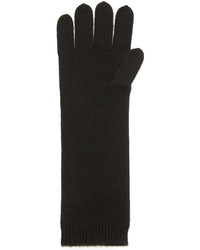 Черные длинные перчатки от TSE