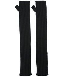 Черные длинные перчатки от Dolce & Gabbana