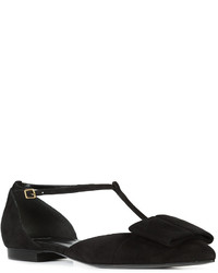 Черные замшевые балетки от Pierre Hardy