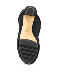 Черные замшевые босоножки на каблуке от Versace 19.69