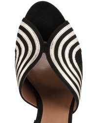 Женские черные замшевые босоножки от Tabitha Simmons