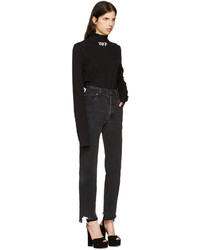 Женские черные замшевые босоножки от Giuseppe Zanotti