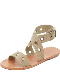 Женские черные замшевые босоножки от Zimmermann