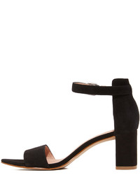 Женские черные замшевые босоножки от Madewell