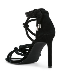 Женские черные замшевые босоножки от Senso