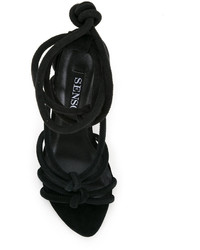 Женские черные замшевые босоножки от Senso