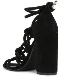 Женские черные замшевые босоножки от Senso