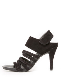 Женские черные замшевые босоножки от Pedro Garcia