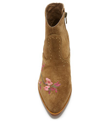 Черные замшевые ботильоны с вышивкой от Ash