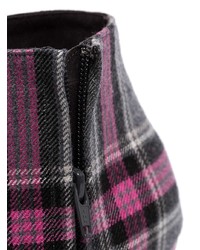 Черные замшевые ботильоны с принтом от Jennifer Chamandi