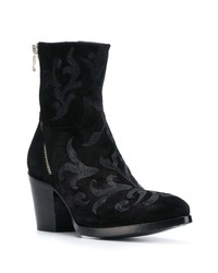Черные замшевые ботильоны от Rocco P.