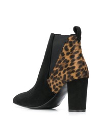Черные замшевые ботильоны от Albano