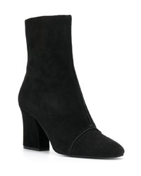 Черные замшевые ботильоны от Emporio Armani
