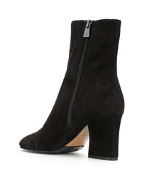 Черные замшевые ботильоны от Emporio Armani