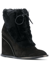 Черные замшевые ботильоны от Paloma Barceló