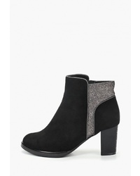 Черные замшевые ботильоны от Balex