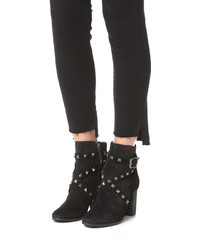Черные замшевые ботильоны от Schutz
