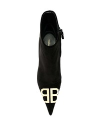 Черные замшевые ботильоны от Balenciaga